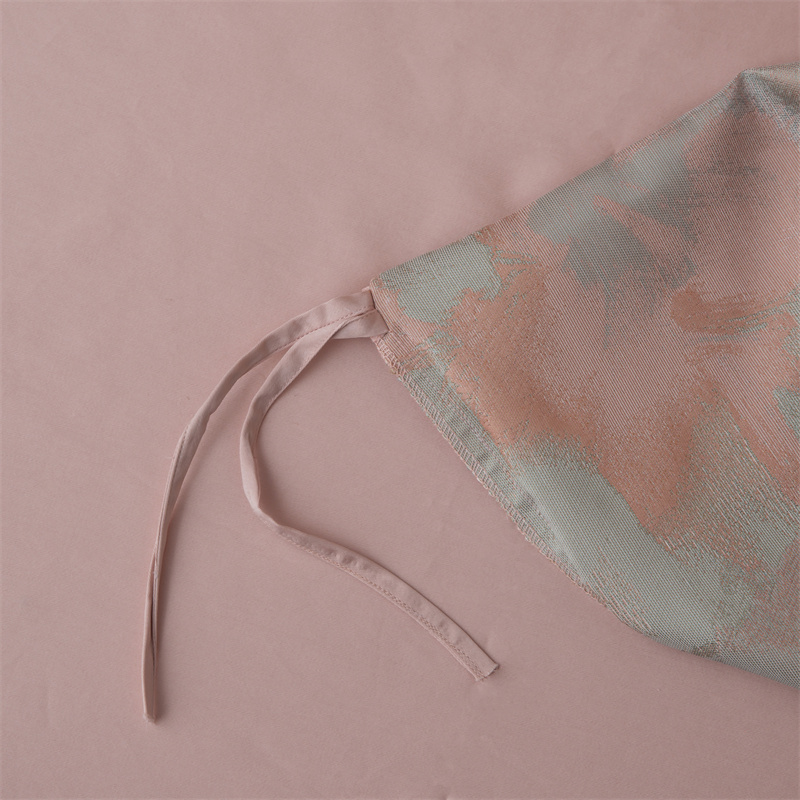 Impresionistická příze barvená Jacquard 80S bavlněná sada povlečení Impresionistická příze barvená Jacquard 80S bavlněná sada povlečení