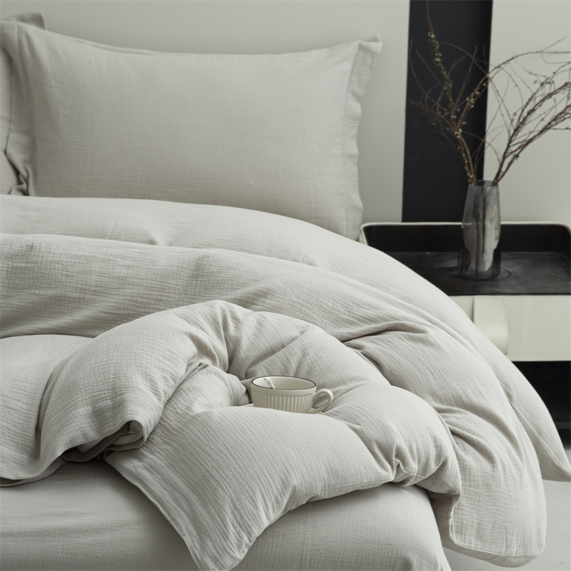 Dvojvrstvá gáza ze 100% bavlny Super měkké ložní prádlo Dvojvrstvá gáza ze 100% bavlny Super měkké ložní prádlo