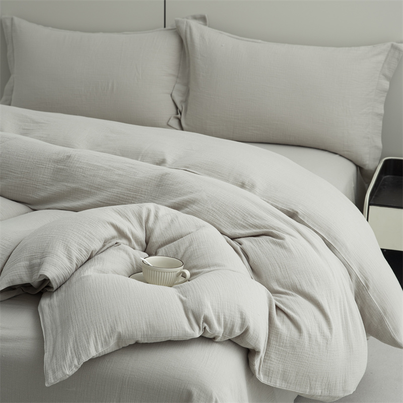 Dvojvrstvá gáza ze 100% bavlny Super měkké ložní prádlo Dvojvrstvá gáza ze 100% bavlny Super měkké ložní prádlo