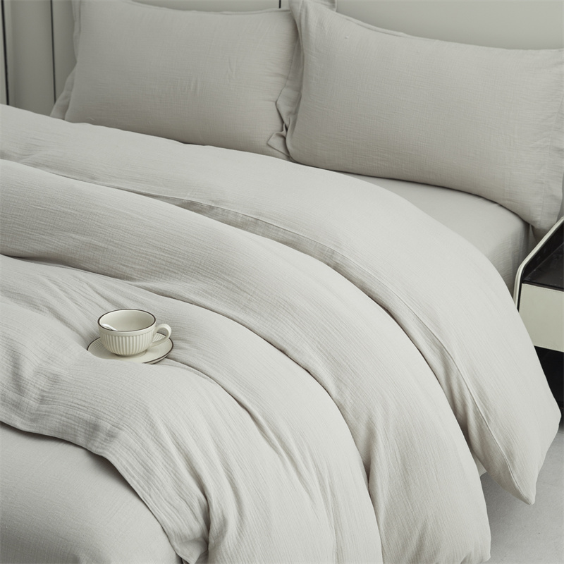 Dvojvrstvá gáza ze 100% bavlny Super měkké ložní prádlo Dvojvrstvá gáza ze 100% bavlny Super měkké ložní prádlo